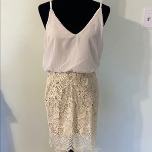 Venus white spaghetti strap open back dress